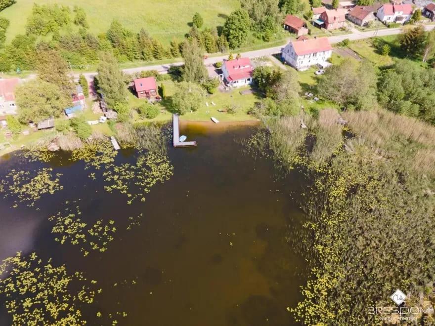 Dom Nad Jeziorem Rasząg Exterior foto